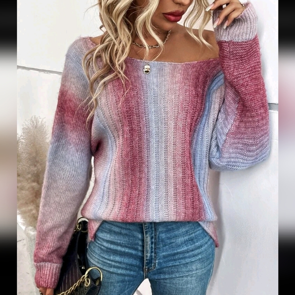 3/$15 Pretty ombre sweater